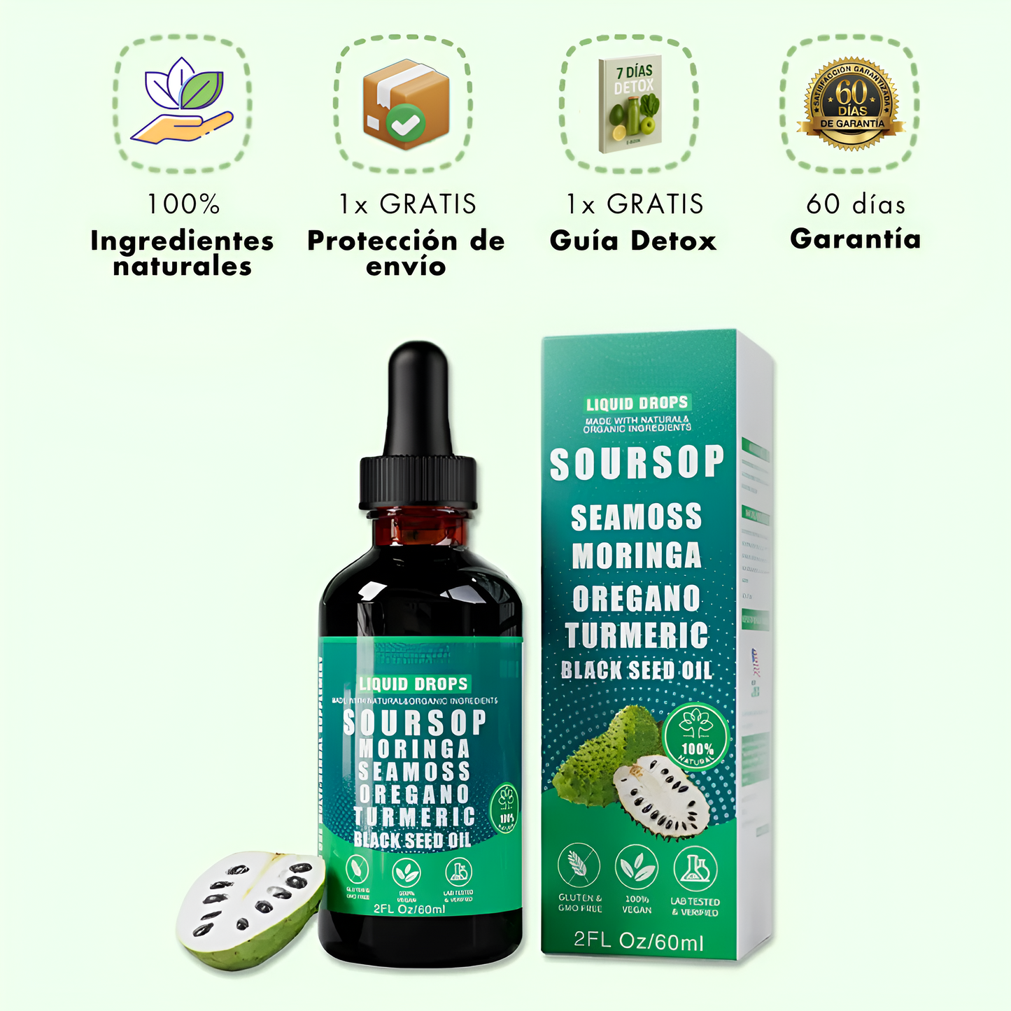 VitalDetox™ - Extracto de Guanábana 100% Natural