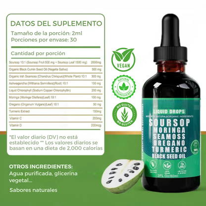 VitalDetox™ - Extracto de Guanábana 100% Natural